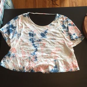 🆕 LF Babydoll Tie dye short sleeve open back
